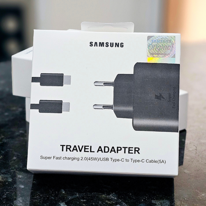 Kit Carregador Samsung 45W  Travel Adapter  (Original®)