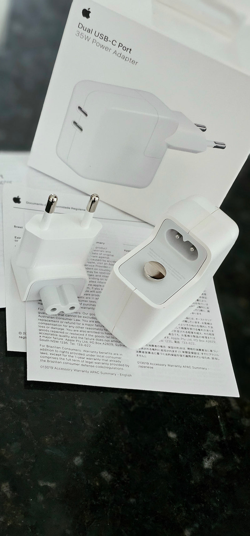 Fonte 35W USB-C  2 Entradas (Original®)