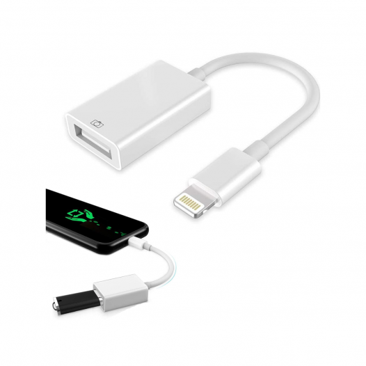 Cabo Adaptador Lightning  OTG 0.3  (Original®)