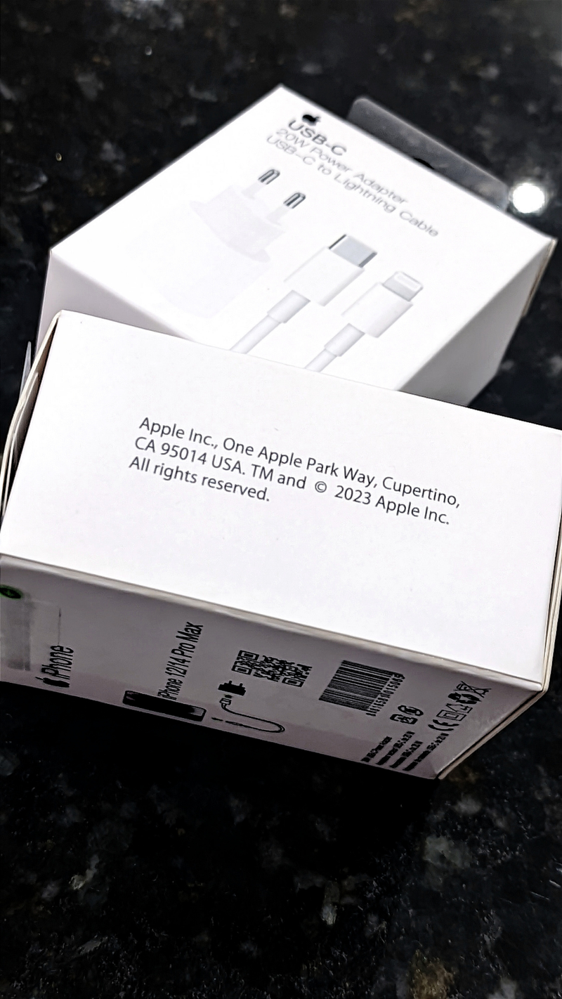 Kit Carregador 20W USB-C/Lightning  (Original®)