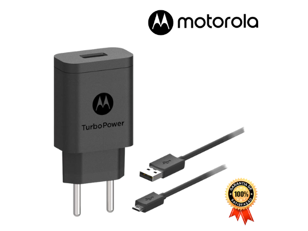 Kit Carregador Motorola 18W  Turbo Power (Original Global®)