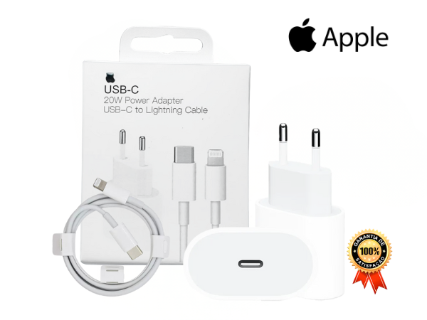 Kit Carregador 20W USB-C/Lightning  (Original®)
