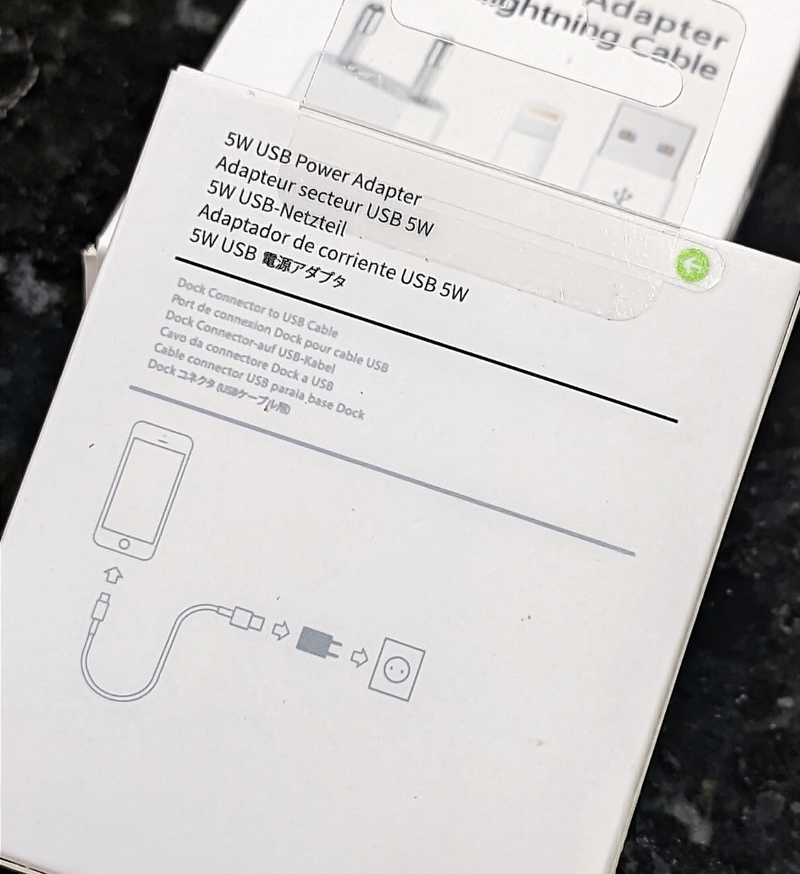 Kit Carregador 5W USB/Lightning  (Premium®)