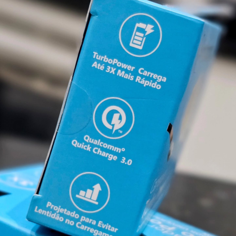 Kit Carregador Motorola 18W  Turbo Power (Original Global®)