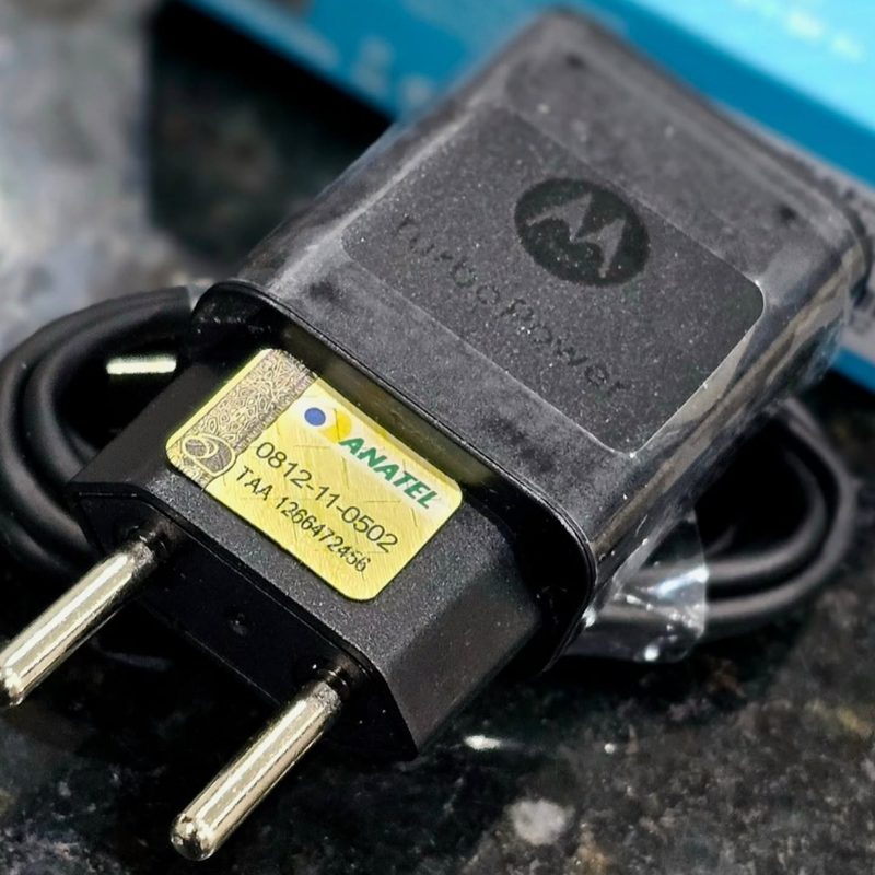 Kit Carregador Motorola 18W  Turbo Power (Original Global®)
