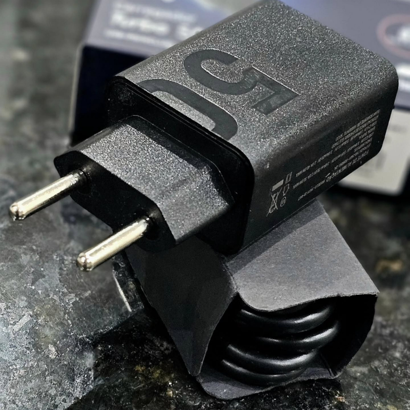 Kit Carregador Motorola 50W  Turbo Power™Duo (Original®)